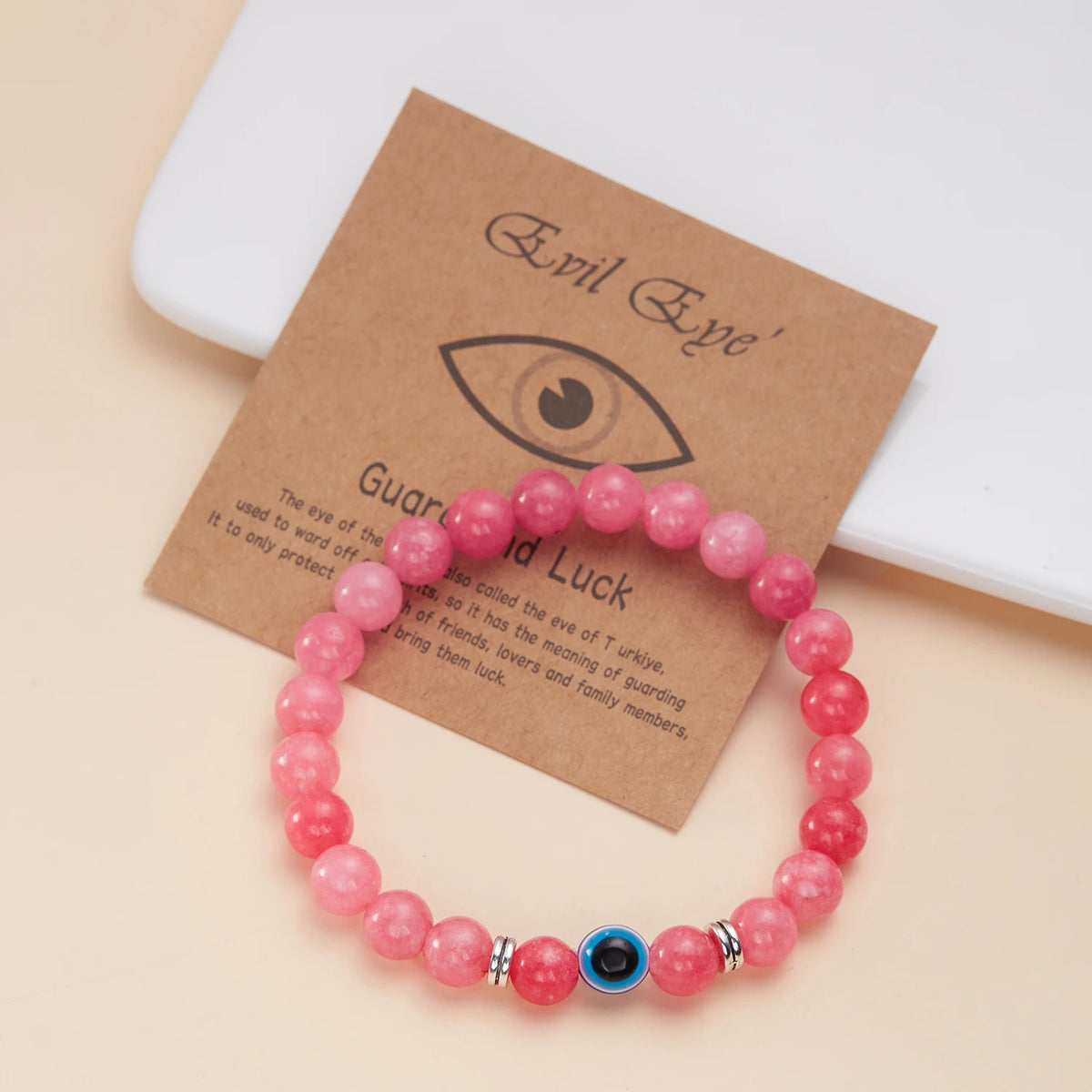 Evil Eye Beaded Bracelet  Multicolor Options
