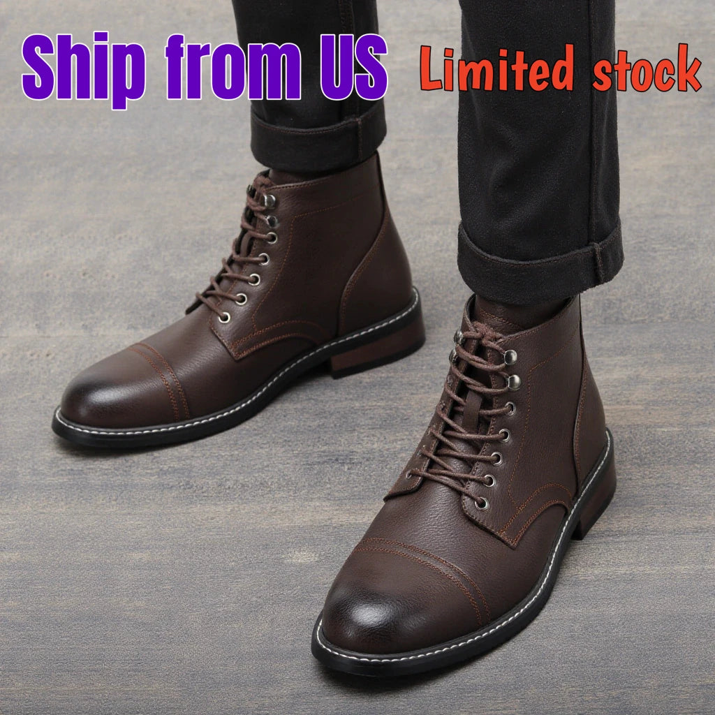 Size 8~13 Ankle Boots For Men Classical Men Boots Fashion Comfortable