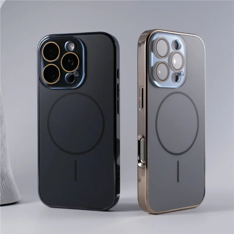 Sleek Magnetic Protective Phone Case with Camera Guard