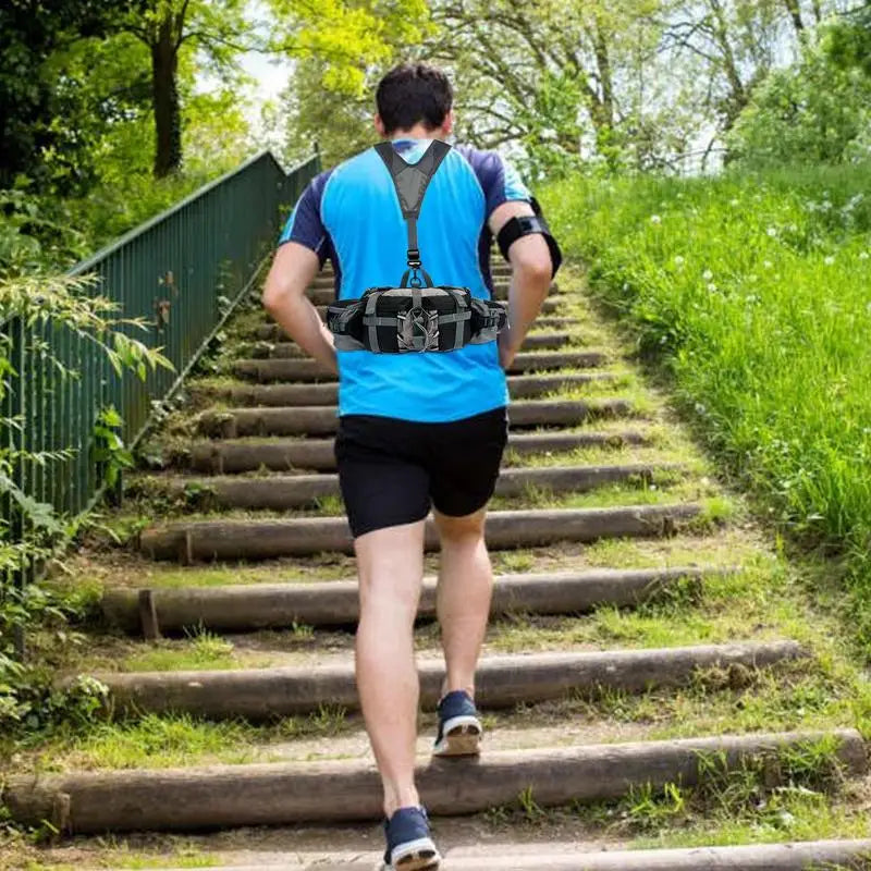 Hiking Hydration Waist Pack with Dual Water Bottle Holders