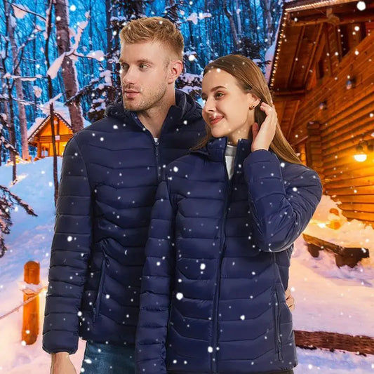 Heated Jacket Thermal Coat Warm Jackets USB Charging Winter Body Warmer 3 Speed USB Heated Jacket Mens Skiing Jackets For Hiking