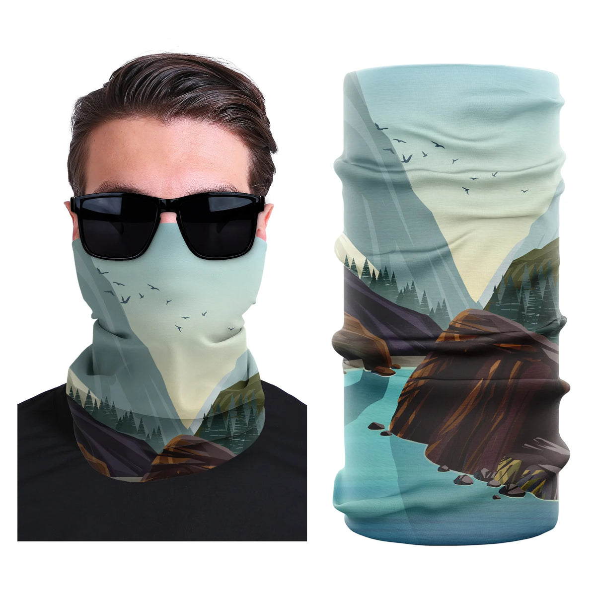 Unisex Multifunctional Neck Gaiter – Outdoor Face Cover Headscarf