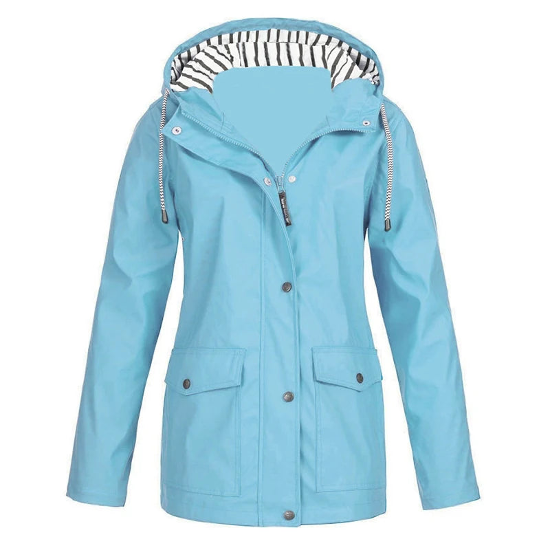 Fashion Autumn Winter Fleece Jacket Women Hooded Coat