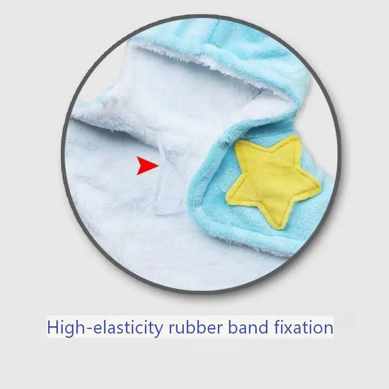 Dog and cat autumn and winter blanket cape cloak robe, warm sleep blanket for cats and pets, thickened quilt, machine washable,