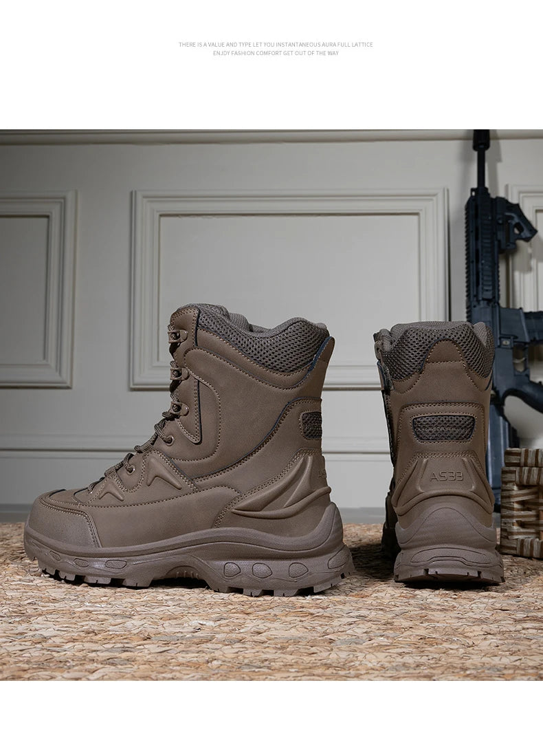 Mens Hiking Boots Combat Walking Casual Tactical Boots