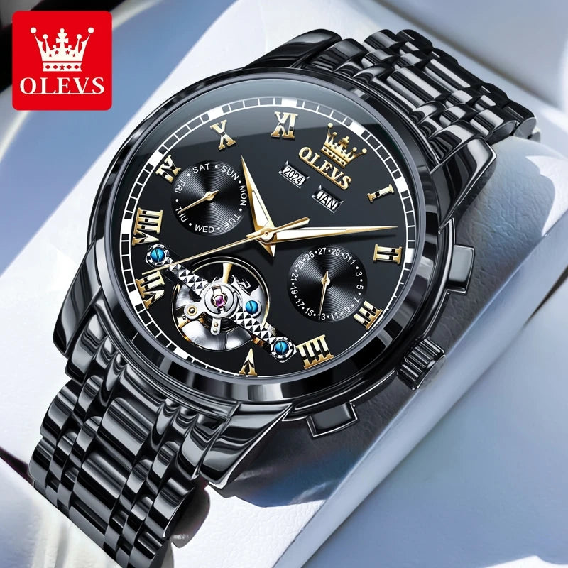 Women’s Luxury Stainless Steel Watch – Elegant Fashion Timepiece.