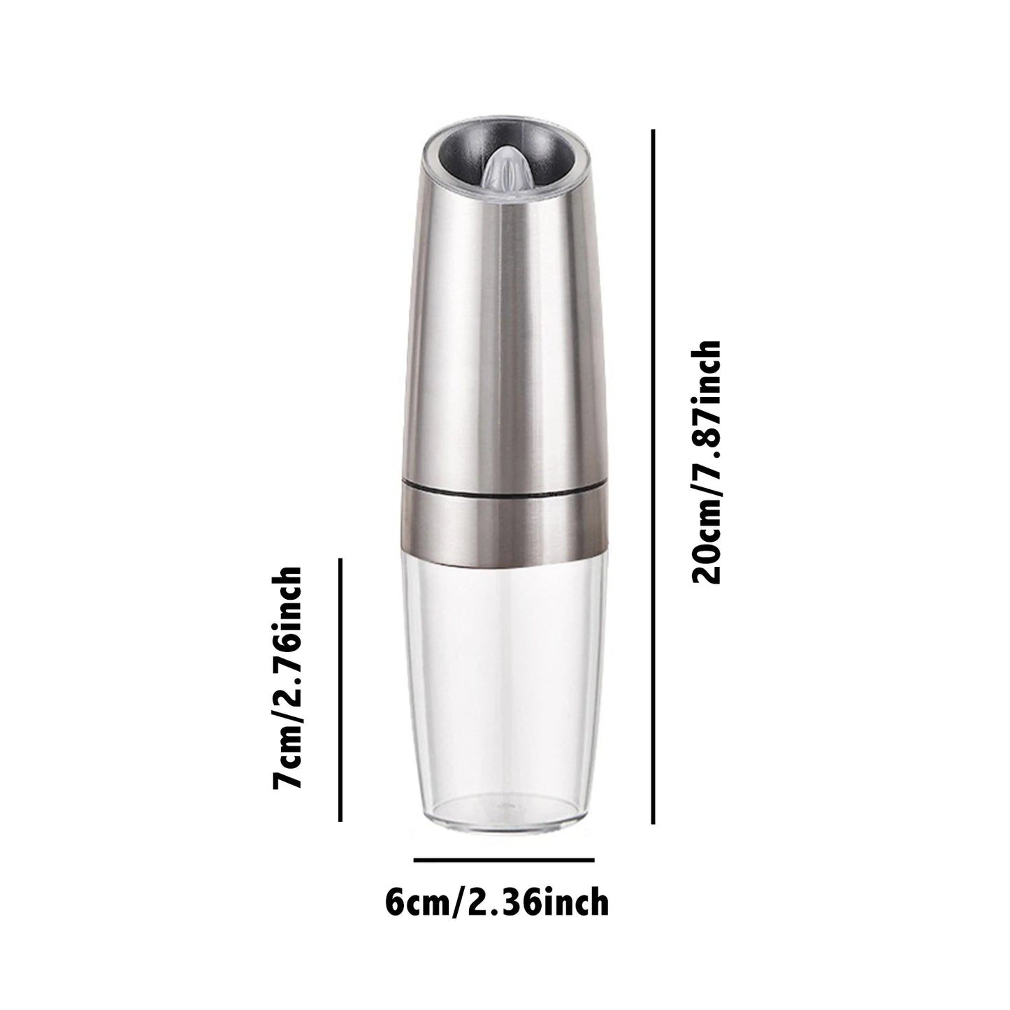 Automatic Gravity Electric Salt & Pepper Grinder Set
