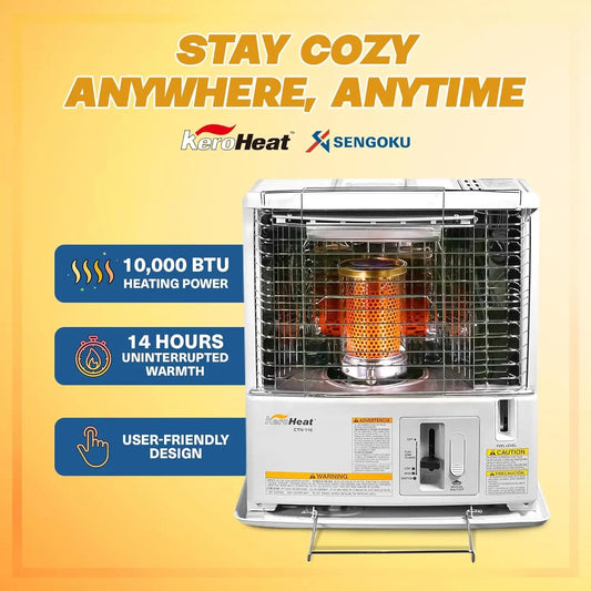 CTN-110 Indoor Outdoor Kerosene Heater 10000 BTU 400 Sq Ft