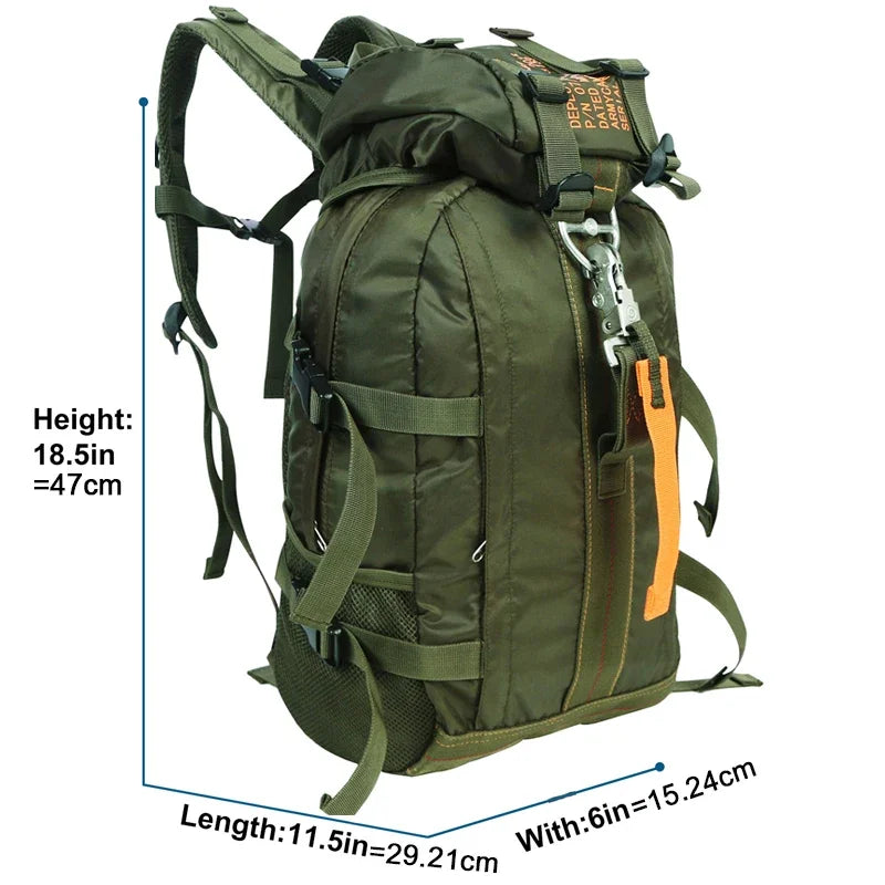 Waterproof Hiking Backpack . Lightweight Travel & Trekking Daypack