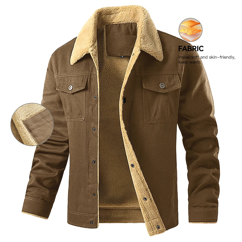 Men’s Fleece Lined Winter Jacket