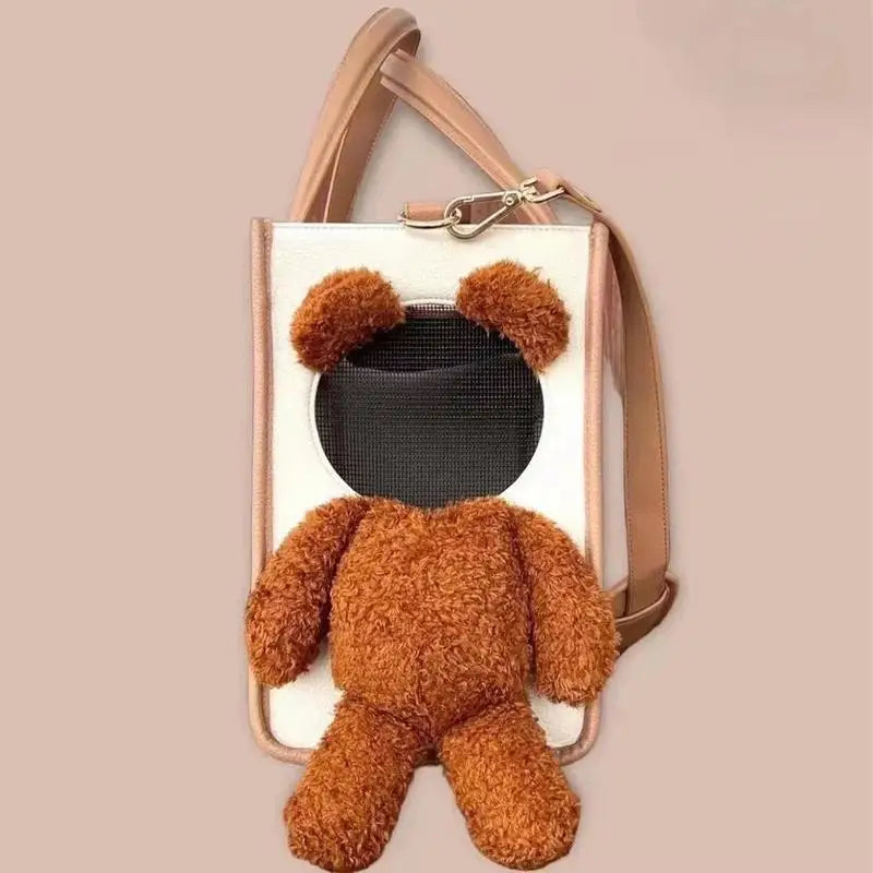 Luxury Soft-Sided Pet Carrier Tote . Stylish Travel Bag for Small Dogs & Cats