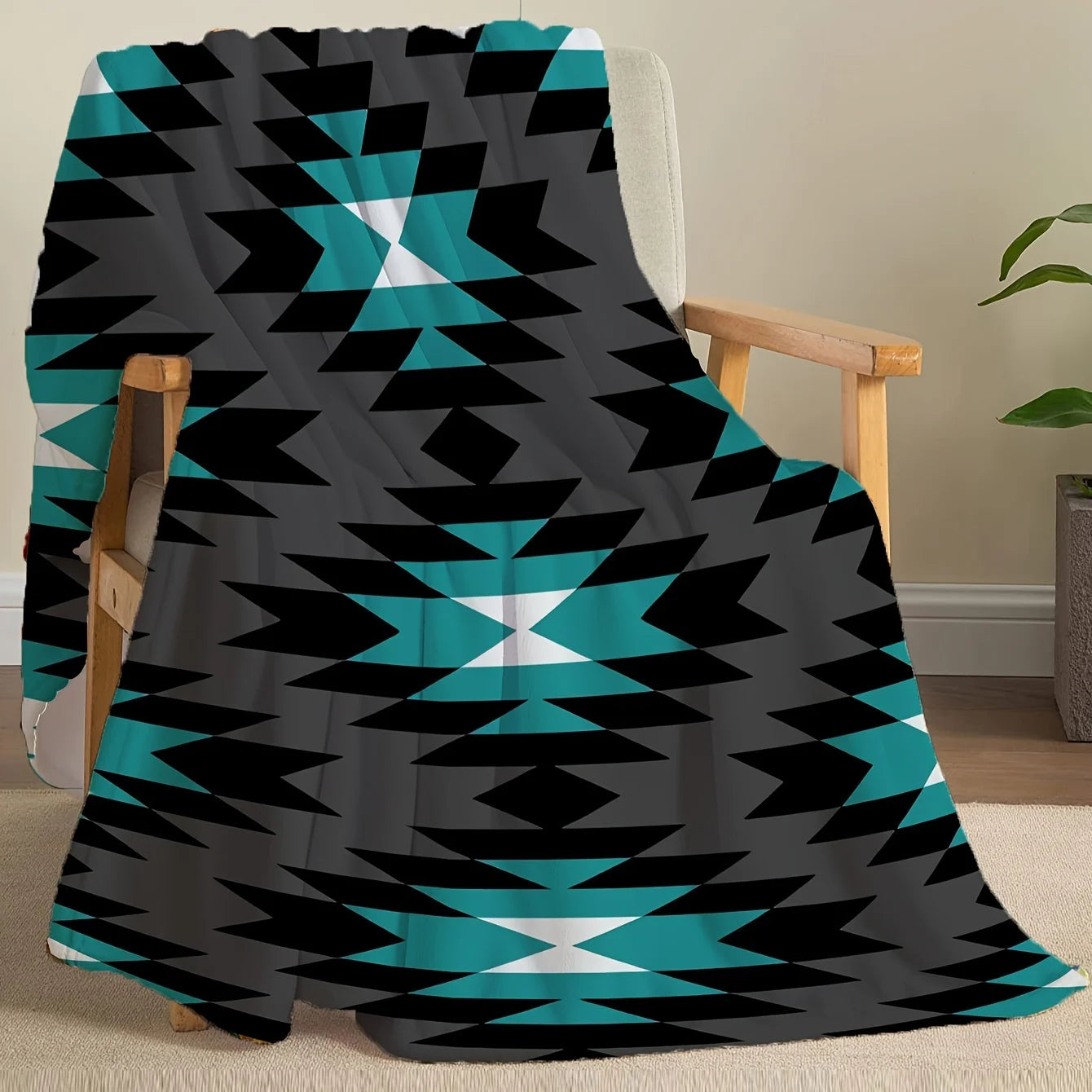[Aztec Flannel Blanket] Soft and Comfortable Aztec Flannel Blanket - All-Season Gift for Sofas, Beds, Offices and Travel