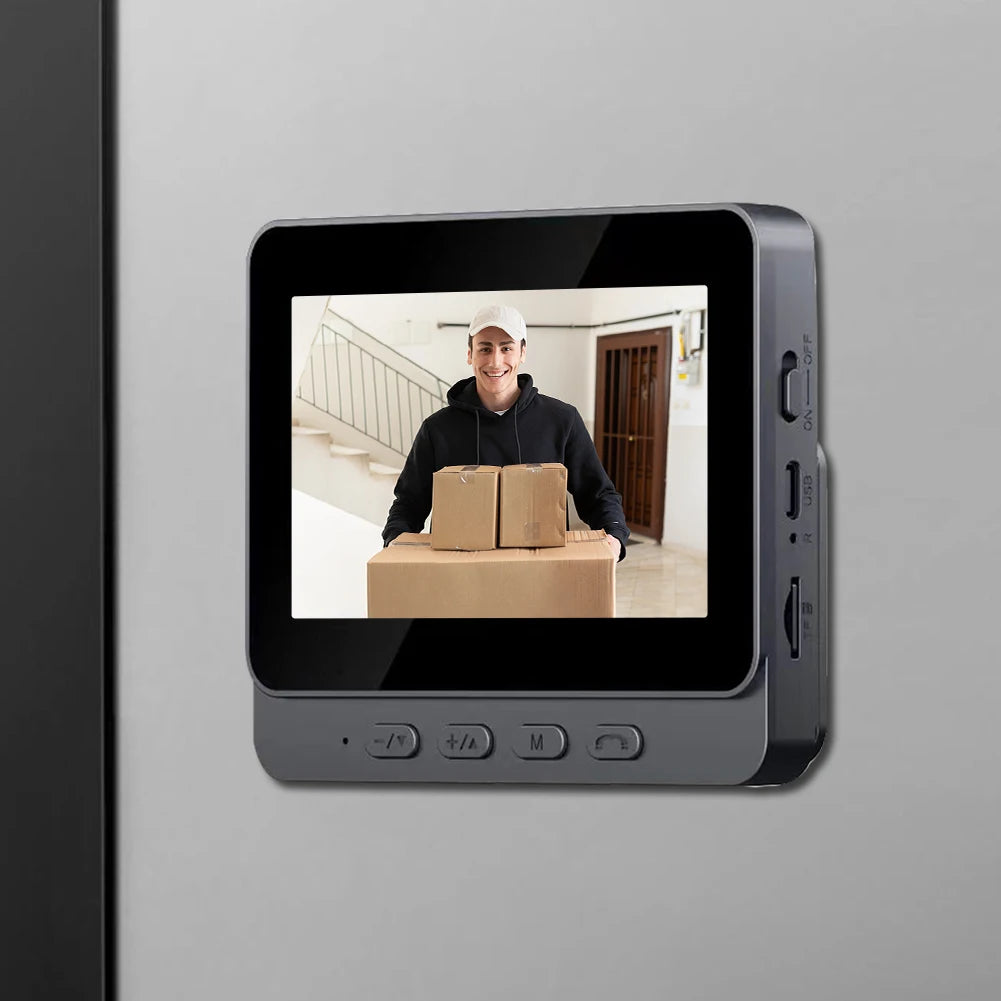 Video Doorbell Intercom Wireless 1080P IPS Screen 4 3 Inch