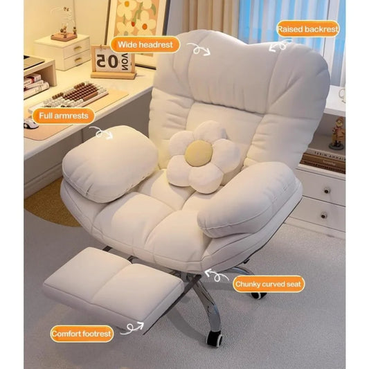 Gaming Chairs Comfortable Office Desk Chairs Armchair for Bedroom, Recliner Chair Home Office Desk Chairs Game Computer Chair