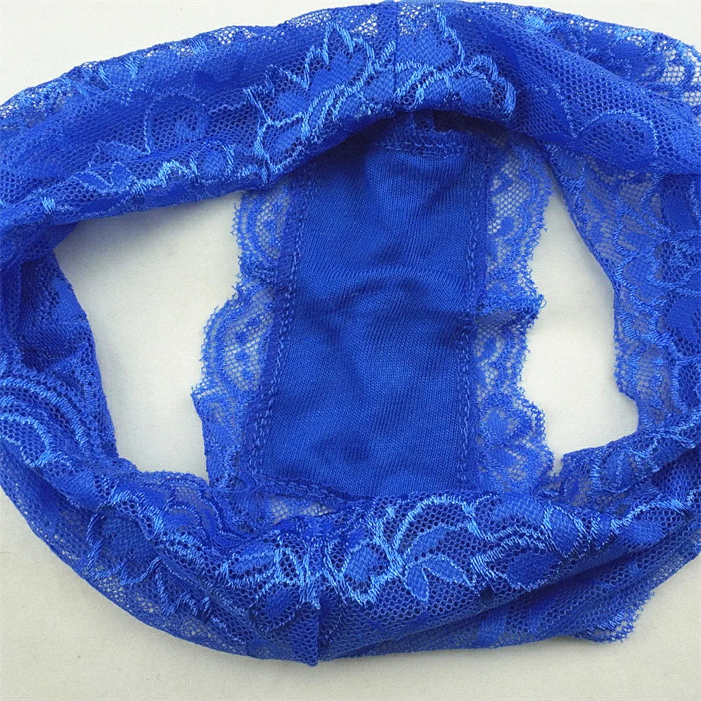 Women's Lace Boyshort Panties.  3-Pack Floral Sheer Boxer Underwear