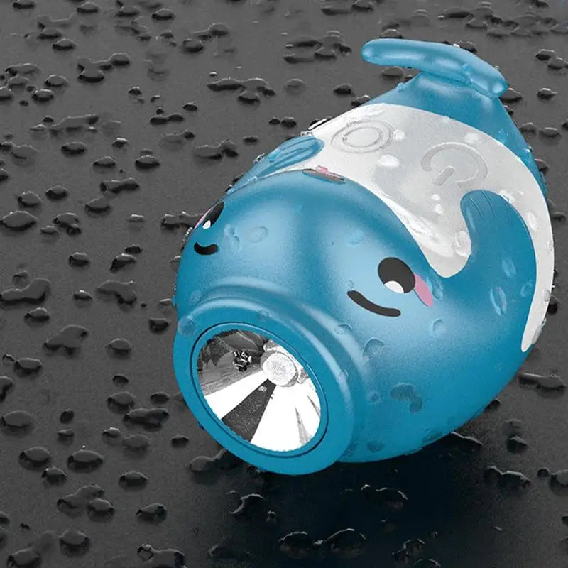 Cycling Lights Horn Waterproof Whale LED Bike Lamp Safety