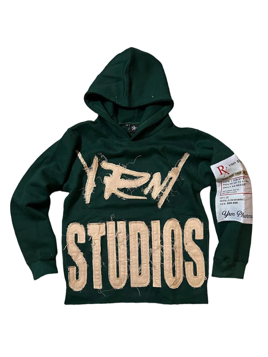 Men’s Street Style Retro Letter Graphic Oversized Hoodie