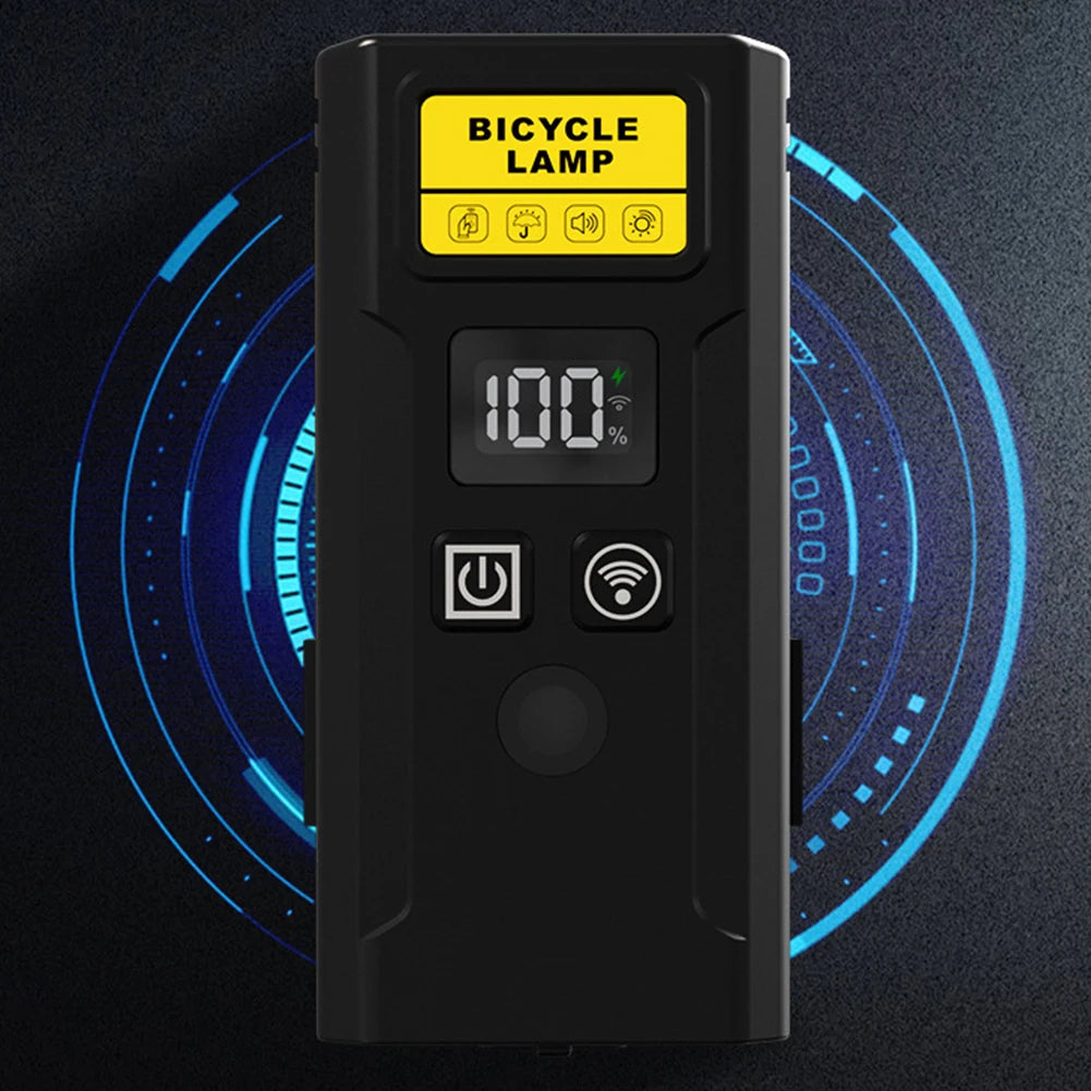 Bicycle Headlight with Horn Smart Light Sensor Bicycle Front Lamp Remote Control Bike Headlight Flashlight Bicycle Accessories