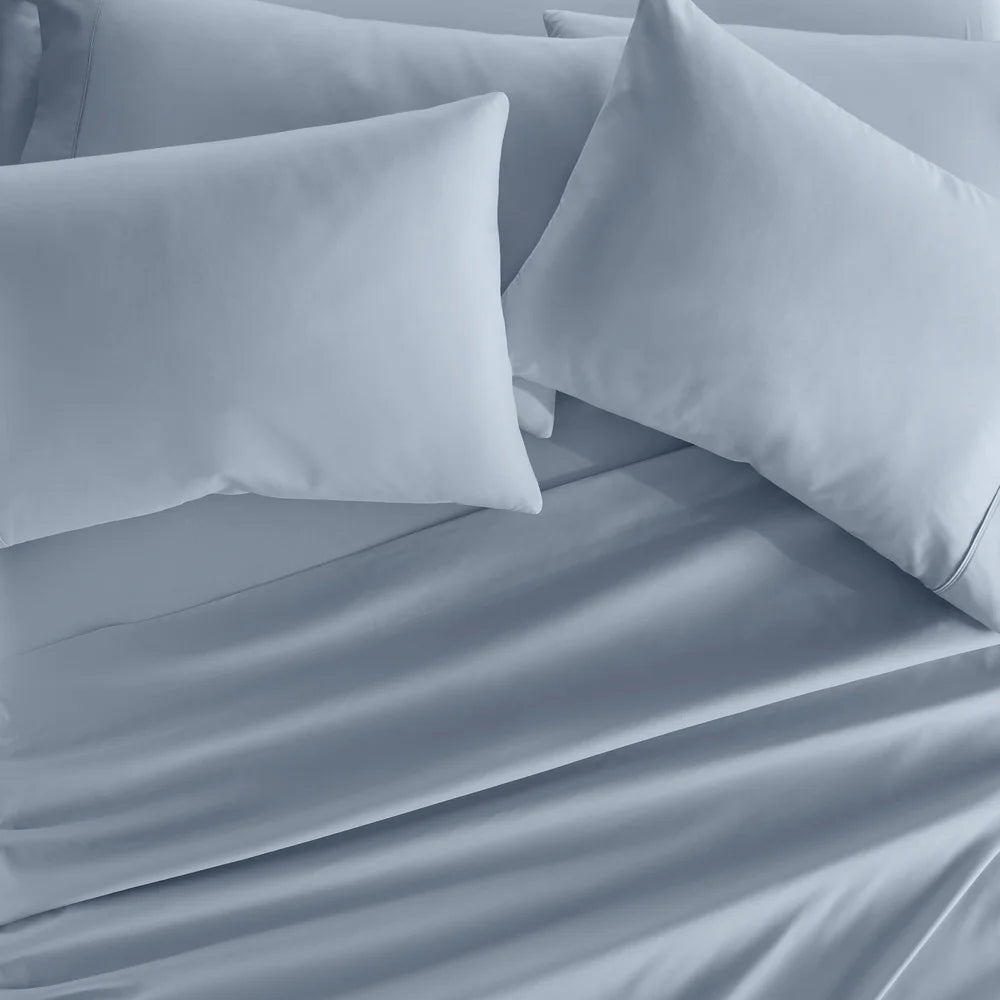 Queen Microfiber 6 Piece Bed Sheet Set Hypoallergenic Wrinkle Resistant Deep Pocket Soft Durable Bedding Sensitive Skin