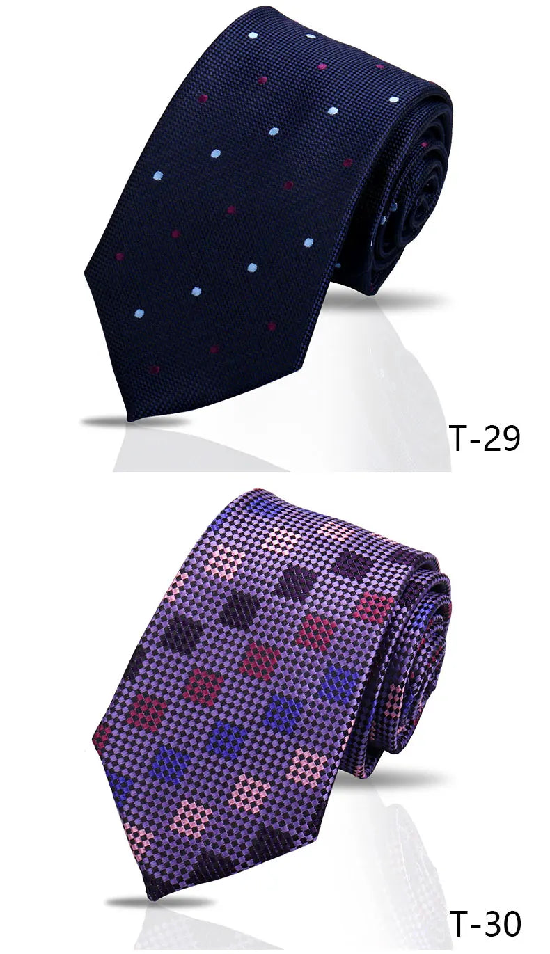 Men's Tie Brand New Fashion Blue Necktie Green Orange Gravatas For Men Paisley Floral Fit Wedding Workplace Slim Dots Wholesale