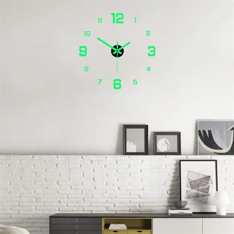 GlowTime DIY Luminous Silent Wall Clock
