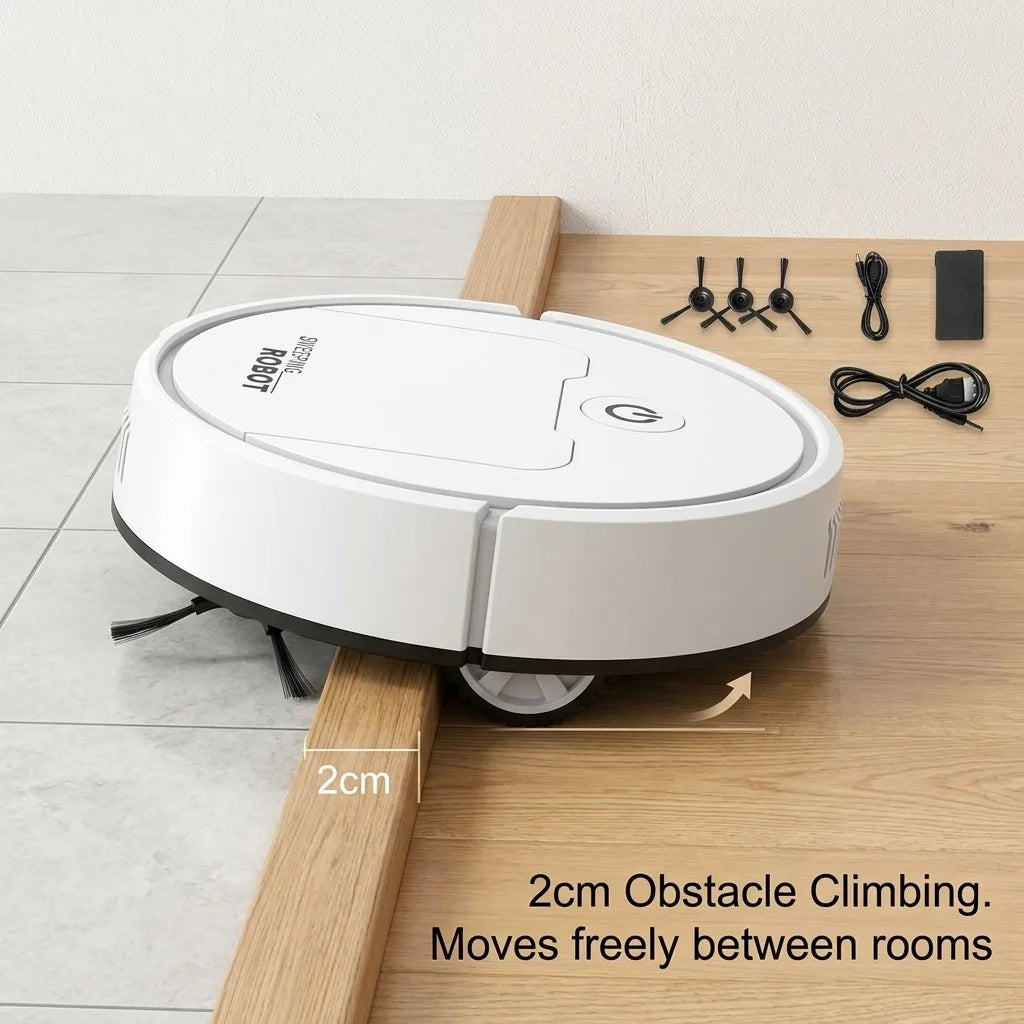 3-in-1 Mini Robot Vacuum | Sweep, Vacuum & Mop