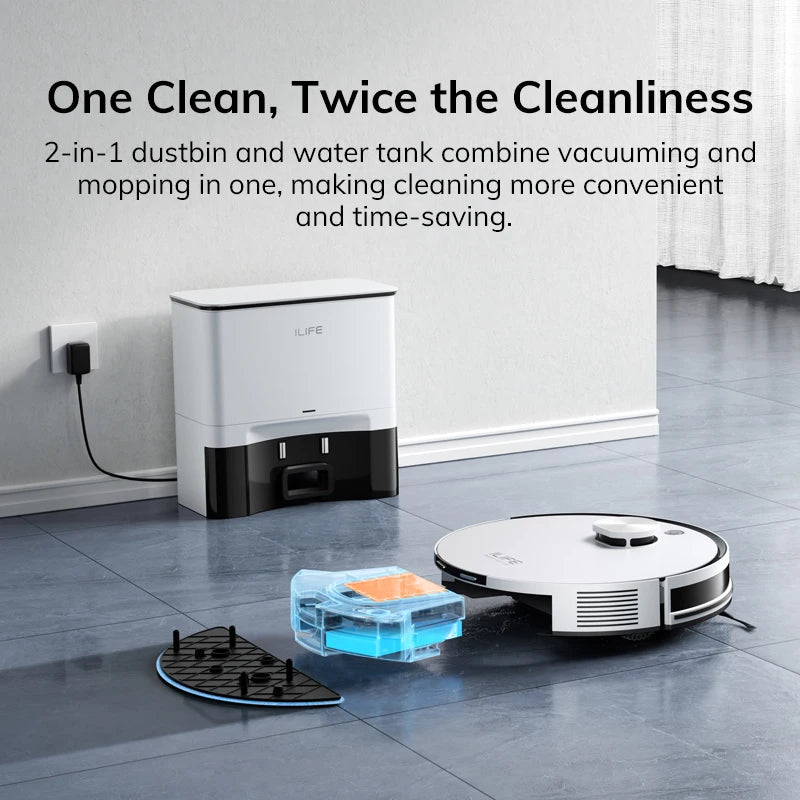 ILIFE A30 Pro Robot Vacuum & Mop | 5000Pa Smart Cleaning