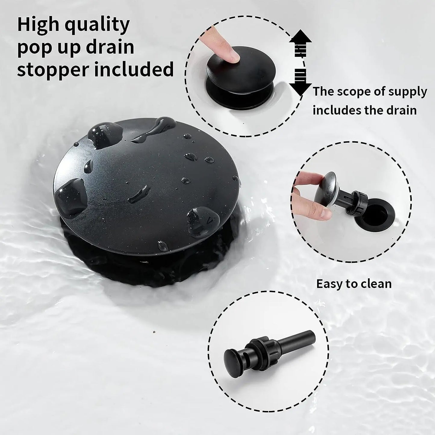 Waterfall Faucet Oil Rubbed Bronze Single Handle Lavatory