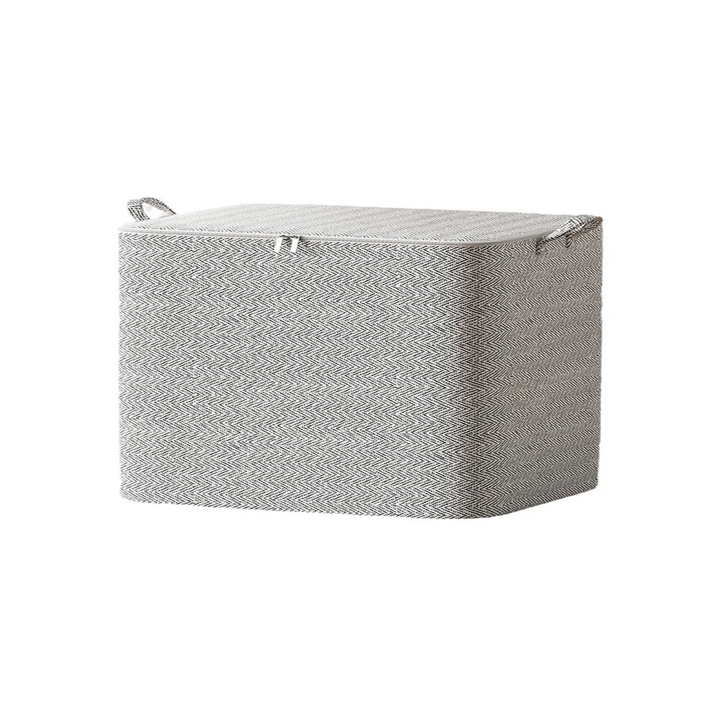 Dustproof Organizers Foldable Cubes Organizer Container Large Capacity with Handle Zipper for Blanket Comforter Clothing Bedding