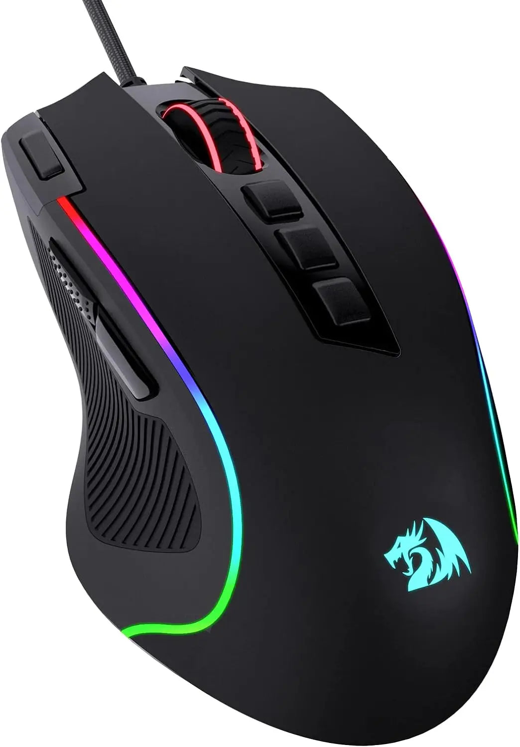 Rechargeable Wireless Ergonomic Mouse for Laptop & PC, Silent Click Bluetooth & 2.4GHz USB Mouse with Adjustable DPI