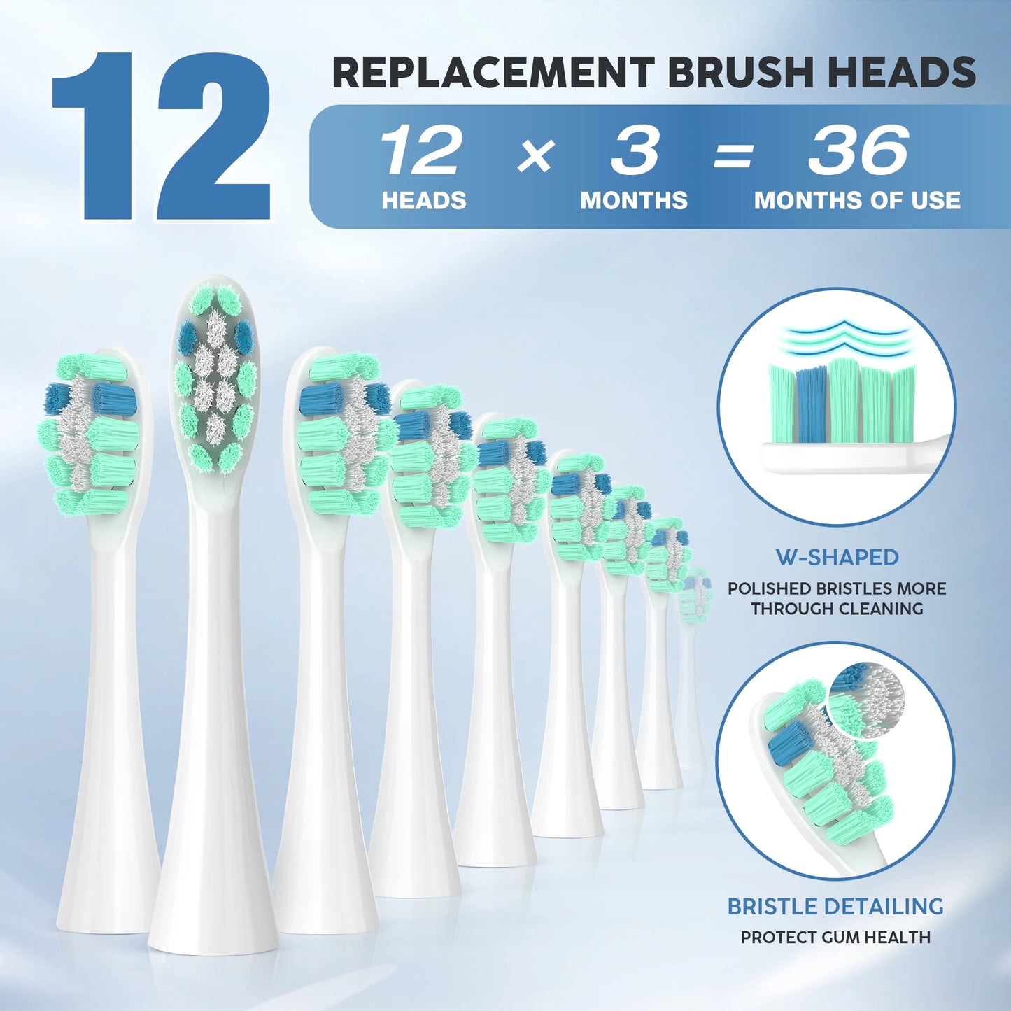 Smart Sonic Electric Toothbrush Rechargeable With 5 Modes