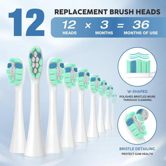 Smart Sonic Electric Toothbrush Rechargeable With 5 Modes