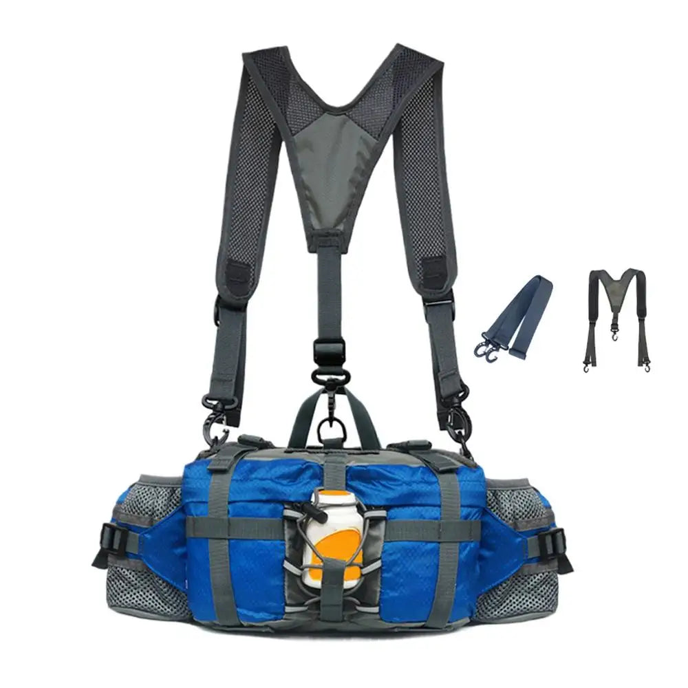 Hiking Hydration Waist Pack with Dual Water Bottle Holders