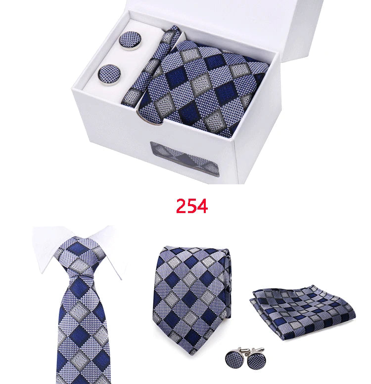 Men’s Paisley Tie & Pocket Square Set. Wedding, Business & Formal Wear