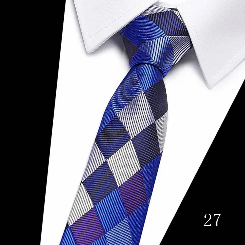 Men’s Colorful Classic Necktie . Fashion Business Wedding Tie Collection