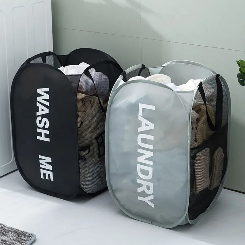 Extra-Large Foldable Laundry Hamper with Carry Handles