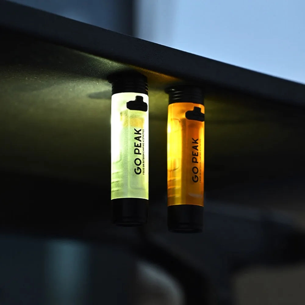 GOPEAK Mini USB Rechargeable LED Pocket Flashlight – Clip-On Keychain Light for Camping, Travel & Everyday Carry