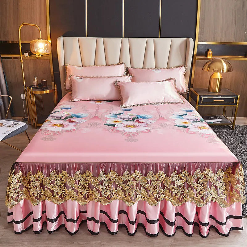 European Floral Summer Bedspread Set