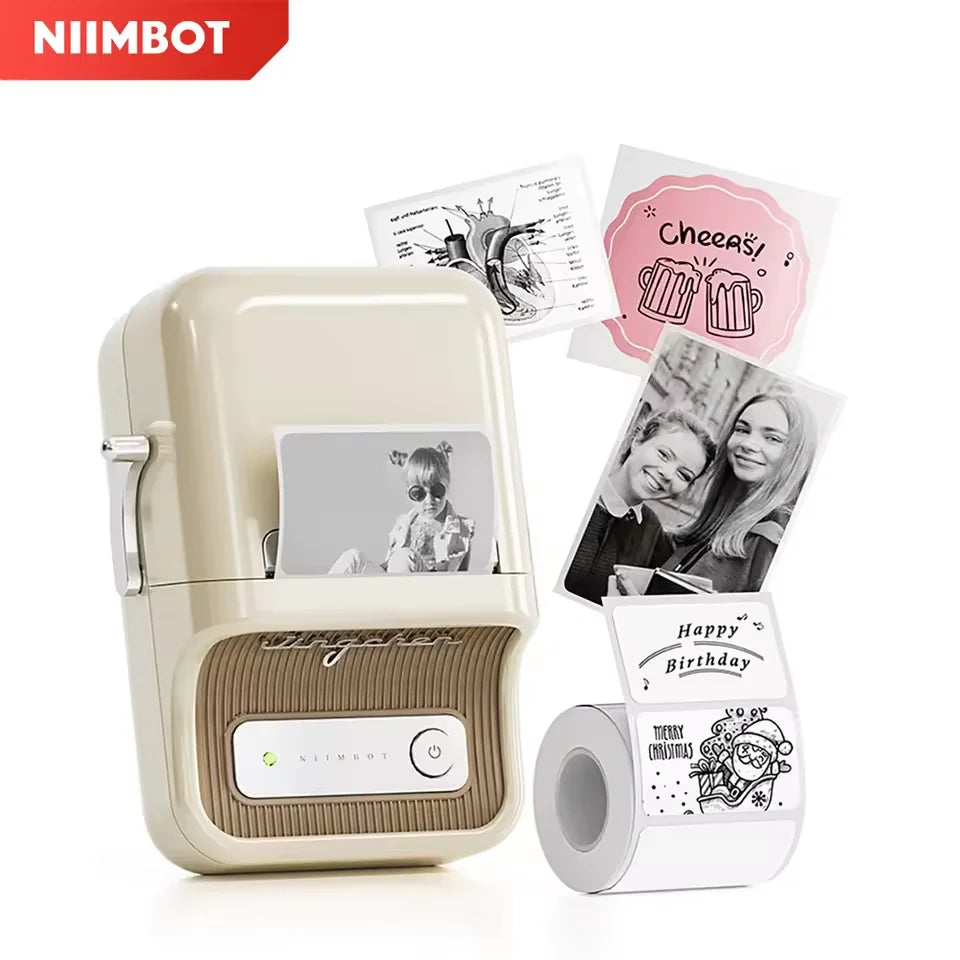 Niimbot B21 Portable Thermal Label Printer for Home Office & Small Business