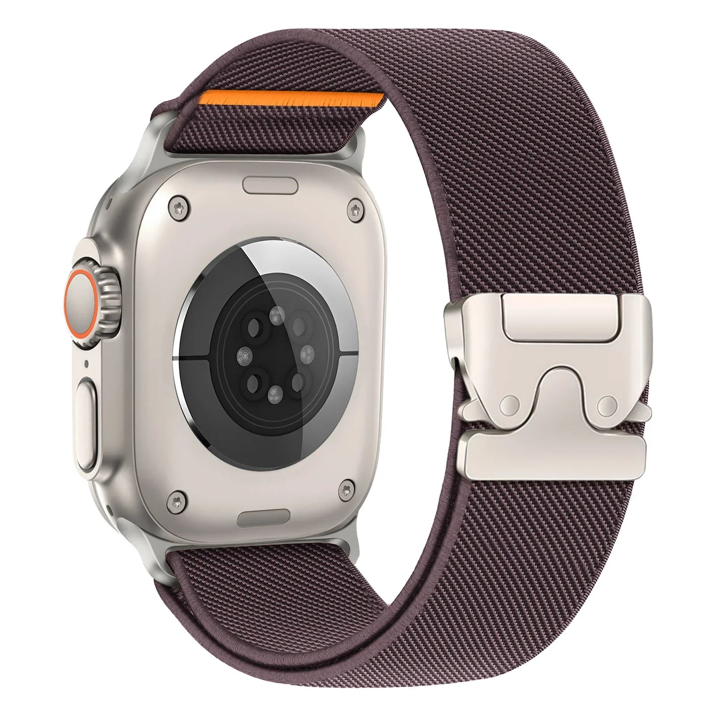 Parachute Nylon Apple Watch Band .Rugged Adjustable Strap Compatible with 40mm–49mm Models
