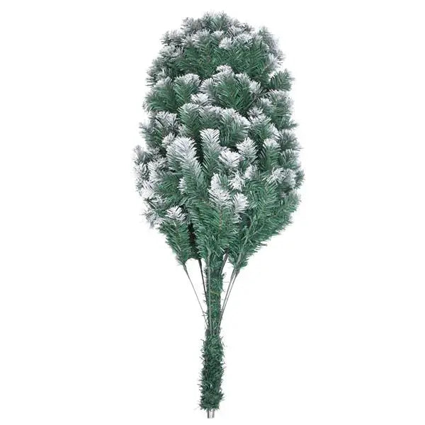 7FT Snow-Flocked Artificial Christmas Tree .870 Branches with Realistic Winter Holiday Design