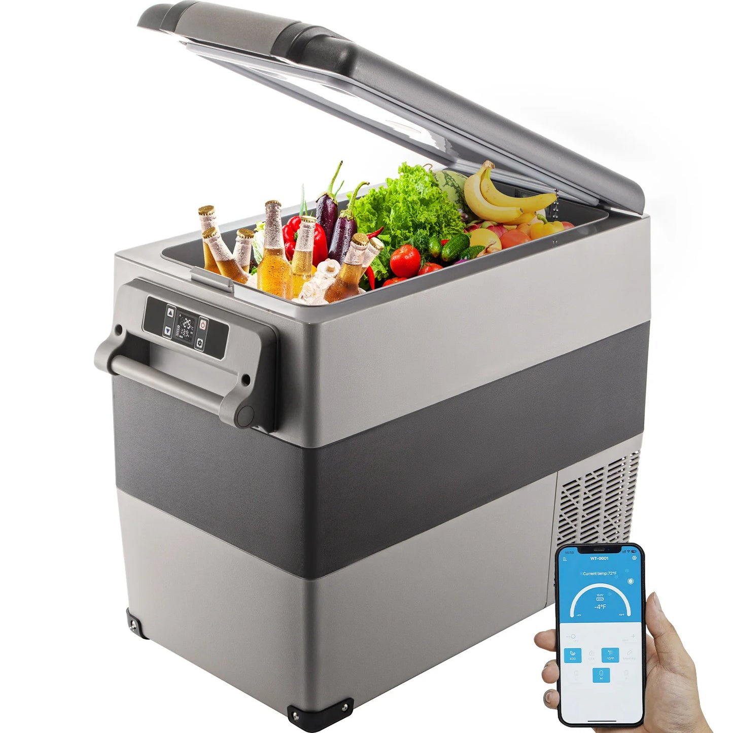 SucceBuy 15–55L Portable Electric Cooler. Compressor Refrigerator Freezer for Car, RV, Camping, Travel, Truck & Outdoor Adventures