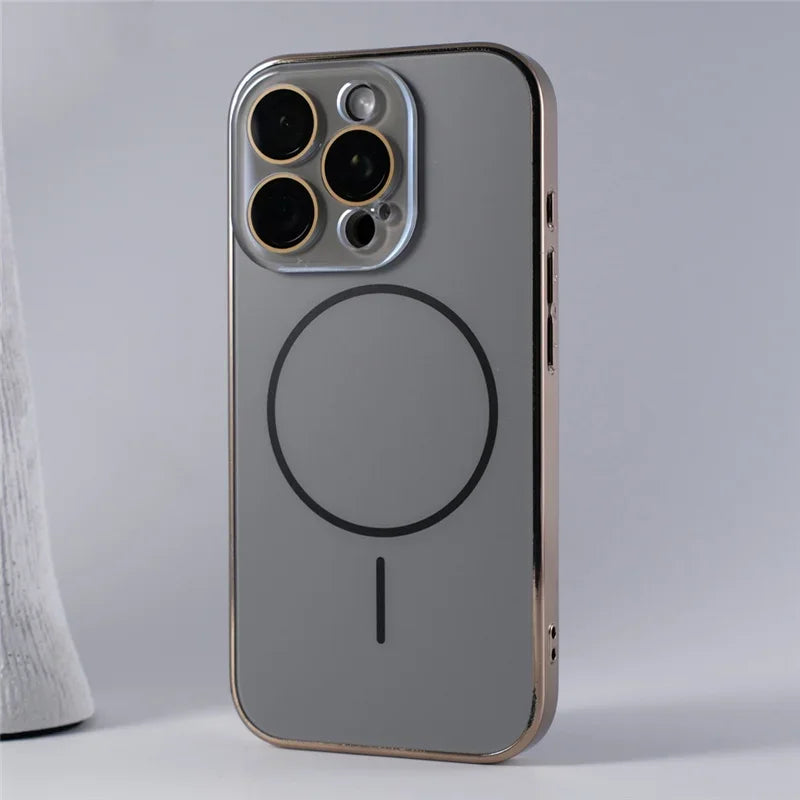 Sleek Magnetic Protective Phone Case with Camera Guard