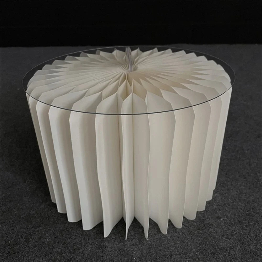 Paper Folding Cylinder Display Rack – Elegant Dessert, Cupcake & Party Favor Display Stand for Weddings, Birthdays & Special Events