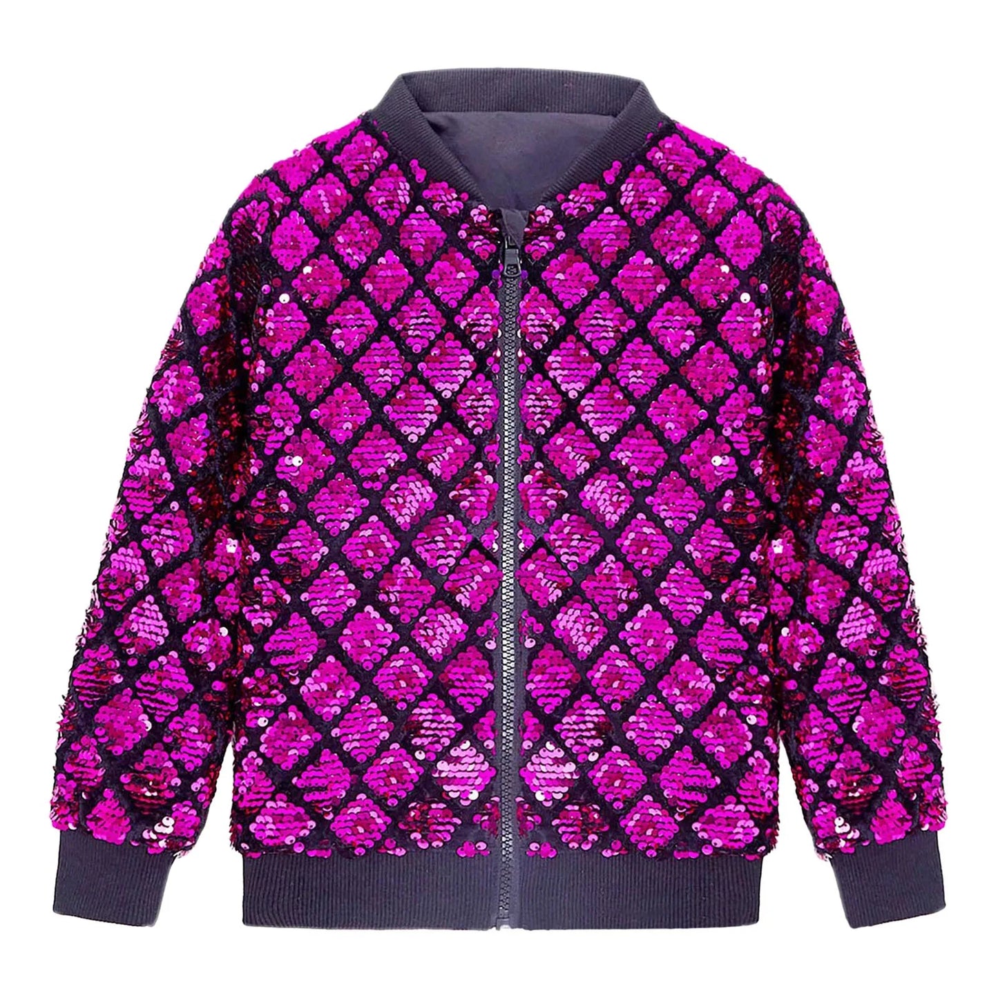 Men’s Luxury Sequin Bomber Jacket