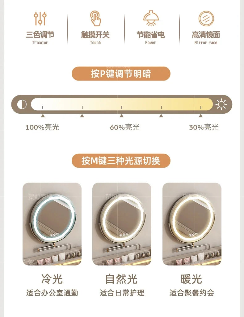 Furniture Luxury Modern Makeup Home Bedroom Items Salon Bedside Table Dresser Vanity Desk Room Woman Tocadores Dressing Girls