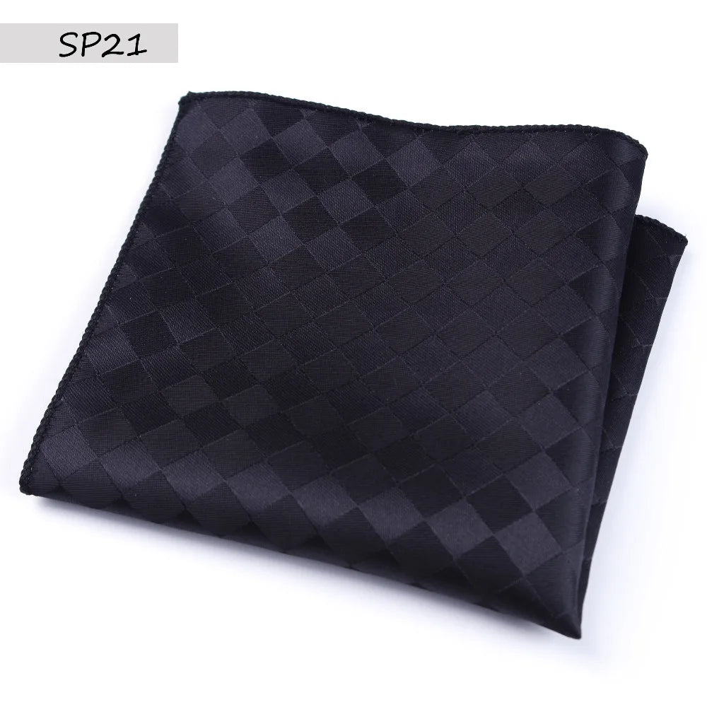 Men’s Designer Pocket Square Handkerchief Set. Elegant Suit Accessories