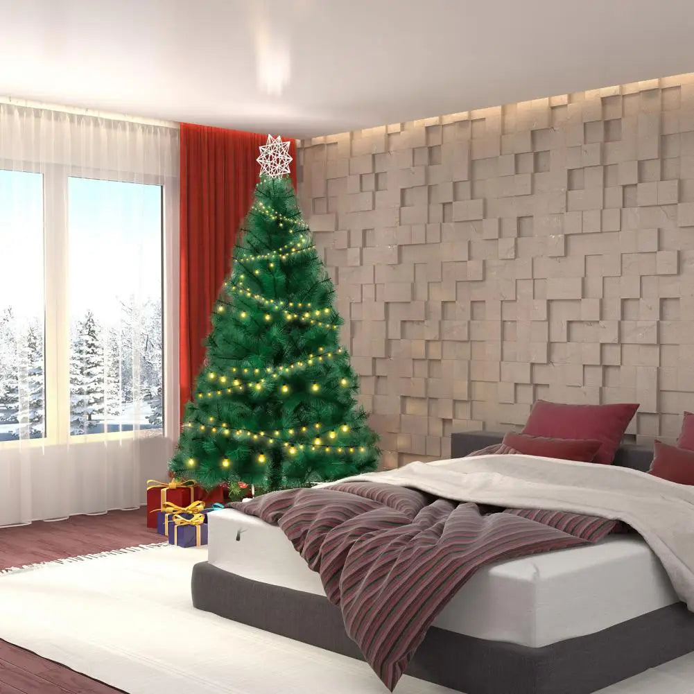 7FT Simulated Pine Needle Artificial Christmas Tree .Full Shape Holiday Tree for Indoor & Seasonal Décor