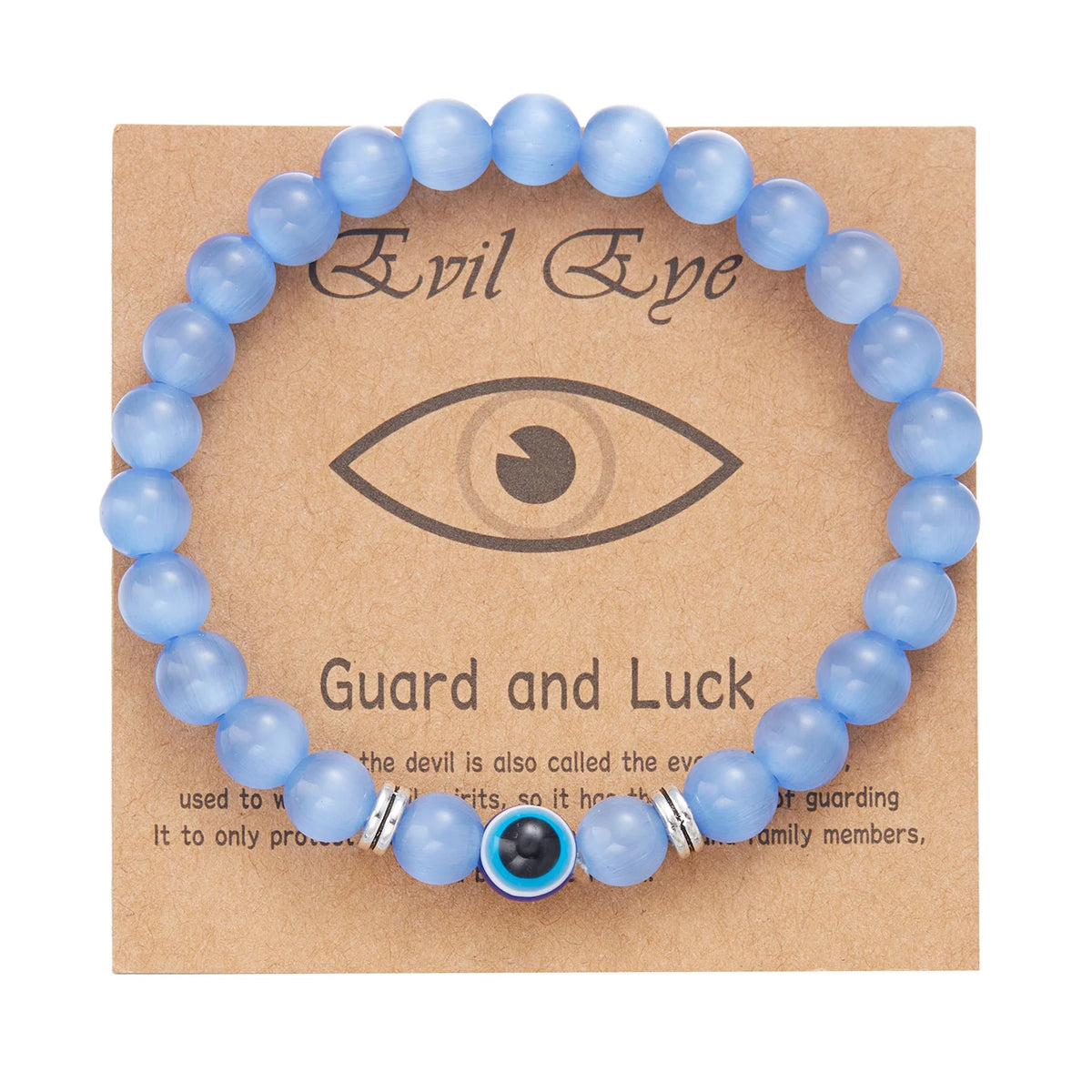Evil Eye Beaded Bracelet  Multicolor Options