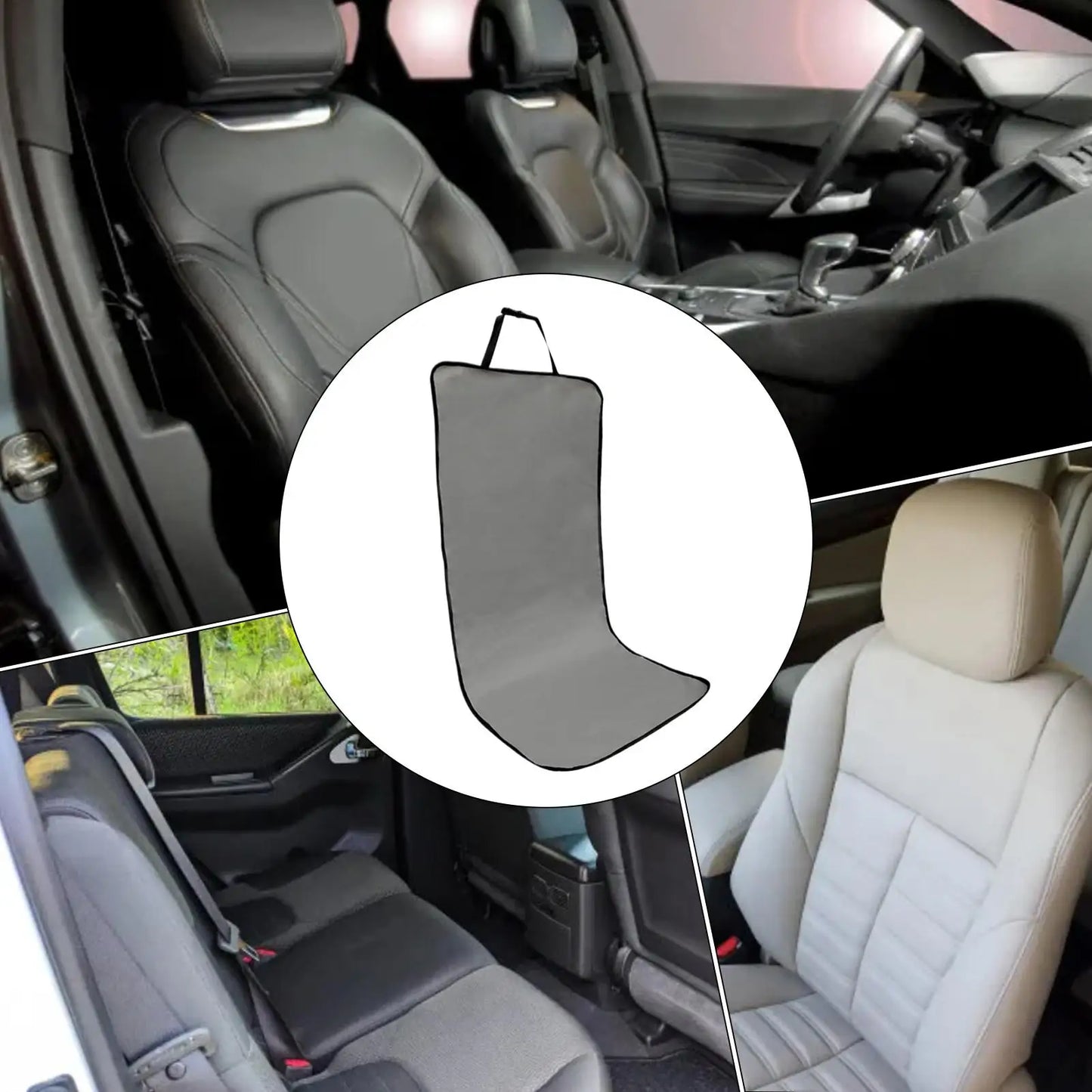 Seat Cover For Dogs Waterproof Car Pet Front Seat Cover Non-Slip Pad Easy-to-Clean Animals Chair Cushion For Sedan Truck Travel